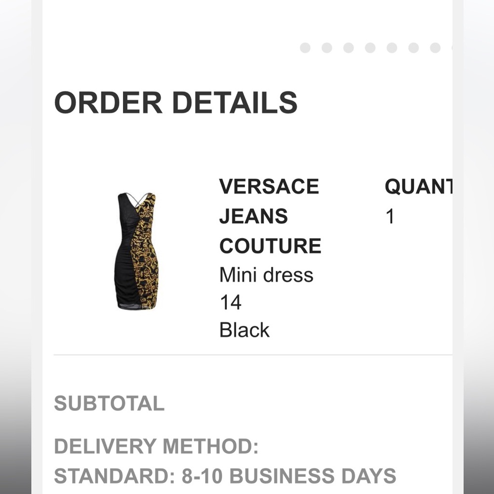 VERSACE DRESS - Picture 3 of 3